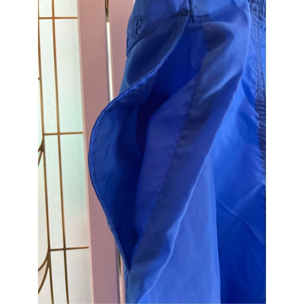 Nike Windbreaker Sweatpants 90s Mens Size Large Gray Tag Blue Vintage - Picture 6 of 9